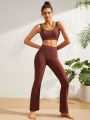 SHEIN Leisure Contrast Binding Sports Set