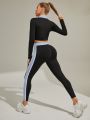 Colorblock Zipper Front Tracksuit