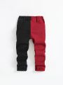 SHEIN Boys' Color Block Denim Pants (Little Kids)