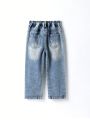 Boys' Casual Straight Leg Jeans For Kids