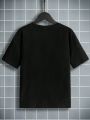 SHEIN Tween Boy Football Printed T-Shirt, Youth Size