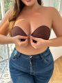 Plus Solid Self Adhesive Bra