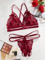 Classic Sexy Women'S Hollow Out Ultimate Sexy Lingerie Set (Valentine'S Day Edition)