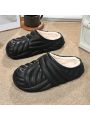 Men's Winter Slippers Warm Plush Anti-slip Thick-sole Waterproof Couples' Indoor & Outdoor Slipper Shoes