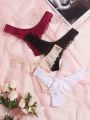 4pack Floral Lace Panty Set