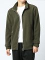 Men Zip Up Thermal Lined Jacket