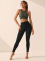 SHEIN Leisure Women's High Waisted Sport Leggings