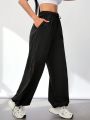 SHEIN Daily&Casual Women's Sports Pants With Pockets