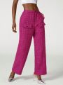 Shante S Flap Detail Tweed Suit Pants