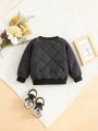 Baby Boy Zip Up Quilted Bomber Jacket