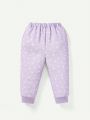 Cozy Cub Baby Girls' 3pcs Polka Dots Patterned Jogger Pants Set