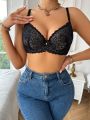 Lace Bra With Adjustable Shoulder Straps For Women