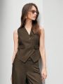 Anewsta Women's Vest And Trouser Suit