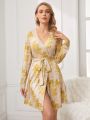 Women's Floral Printed Robe