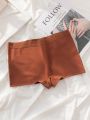 SHEIN 3pcs Solid Boyshorts