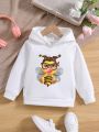 Young Girl Cartoon Graphic Hoodie