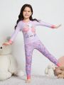 Little Girls' Flamingo Patterned Homewear Set