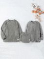 Baby Boy's Arctic Velvet Long-sleeved Warm T-shirt Suitable For Autumn And Winter