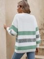 SHEIN Frenchy Striped Pattern Cardigan