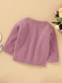 Baby Girls' Solid Color Cardigan