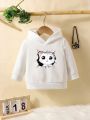 Baby Girl Cartoon Graphic Hoodie