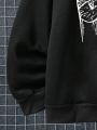 Teenage Boys' Guitar Printed Hoodie Sweatshirt
