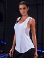 Mesh Insert Sports Tank Top