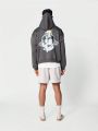 SUMWON Overhead Hoodie With Front And Back Print