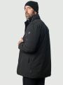 Men Flap Pocket Zip Up Winter Coat