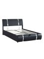 Full Size Upholstered Faux Leather Platform Bed with a Hydraulic Storage System, Durable Bedframe for Teens, Bedroom, Home Furniture, No Box Spring Required