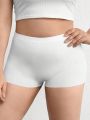 SHEIN Leisure Plus 2pack Solid Shortie Brief