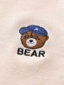 New Autumn And Winter Cartoon Bear Embroidered Sweater For Boys