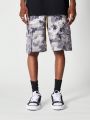 SUMWON Nylon Cargo Short With All Over Print