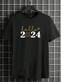 Manfinity Homme Men'S 2024 Printed Short Sleeve T-Shirt