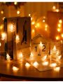 Led 10/20-light Christmas Tree String Light Battery Operated Decorative Fairy Lights For Holiday Decoration