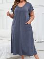 Loose And Breathable Plus Size Nightgown