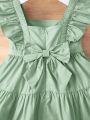 SHEIN Baby Girl Cute Short Sleeve A-Line Dress
