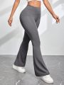 SHEIN Yoga Basic Yoga Fitness Exercise High Waist Pants