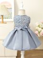 Infant Baby Sleeveless Butterfly Knot Dress