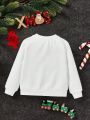 Boys Christmas Print Sweatshirt