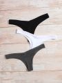 3pack Letter Graphic Panty