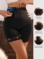 Women's Seashell Edge 7 Button High Waist Shapewear Shorts