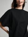 SHEIN BIZwear Round-neck Casual T-shirt