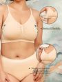 Plus Ruched Front Seamless Bra