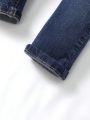 Baby Girl Cat Whisker Washed Jeans