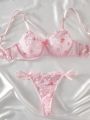 Sexy Embroidered Women'S Lingerie Set (Valentine'S Day Edition)
