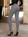 SHEIN Clasi Plaid High Waist Leggings