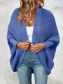 SHEIN LUNE Batwing Sleeve Duster Cardigan