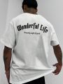 Manfinity LEGND Men'S Letter Printed T-Shirt