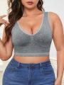 Plus Size Simple Seamless Bra